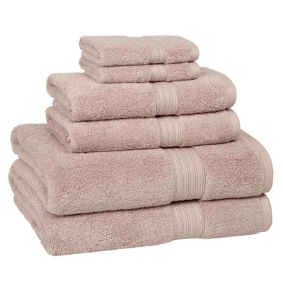 6pc Signature Solid Bath Towel Set - Cassadecor 10 6pc Signature Solid Bath Towel Set - Cassadecor - Image 10
