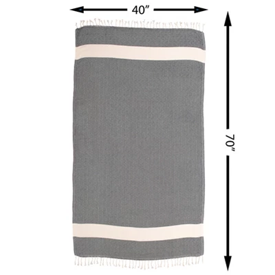 Deerlux 100% Cotton Bath Towel, 40" X 70" Diamond Peshtemal 8 Deerlux 100% Cotton Bath Towel, 40" X 70" Diamond Peshtemal - Image 8