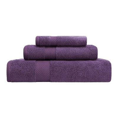 Contemporary Quick-Drying Zero-Twist Cotton 3-Piece Towel Set - Blue Nile Mills 10 Contemporary Quick-Drying Zero-Twist Cotton 3-Piece Towel Set - Blue Nile Mills - Image 10