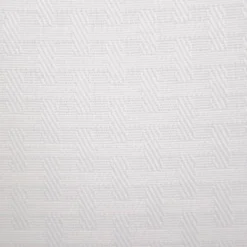 Basketweave Shower Curtain White - Moda At Home