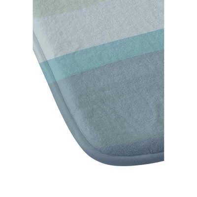 June Journal Calming Ocean Waves Memory Foam Bath Mat Blue - Deny Designs 2 June Journal Calming Ocean Waves Memory Foam Bath Mat Blue - Deny Designs - Image 2