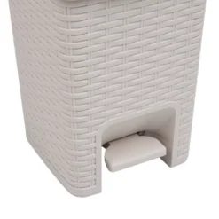 Square Wastepaper Basket And Toilet Brush Set Ivory - Mind Reader -Shower Room Store GUEST 09574805 6676 4f7d 97eb 26d9cb5f288c