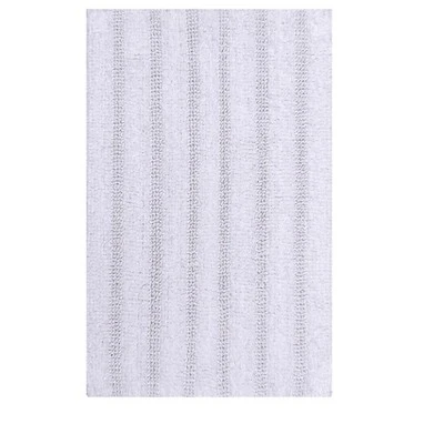 Linear 220 GSF Reversible Cotton Bath Rug 20in X 30in By Knightsbridge 1 Linear 220 GSF Reversible Cotton Bath Rug 20in X 30in By Knightsbridge