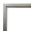 Amanti Art Silver Leaf Petite Bevel Wood Bathroom Wall Mirror 25.5 X 19.5 In.