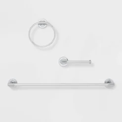 3pc Clean Bath Hardware Set - Threshold™ -Shower Room Store GUEST 1445de91 1f54 477c a9a7 8a7aa614697b