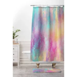 Abstract Cloud Bath Mat (36"x24") Purple - Deny Designs -Shower Room Store GUEST 153ff772 3063 47a2 8cc1 31799c433b3a