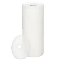 MDesign Toilet Tissue Roll Holder Canister Stand, 3 Rolls -Shower Room Store GUEST 16f92fb7 d957 4f6f 8bd8 a804630da5a3