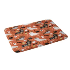Dachshund Dog Breed Halloween Memory Foam Bath Mat - Deny Designs