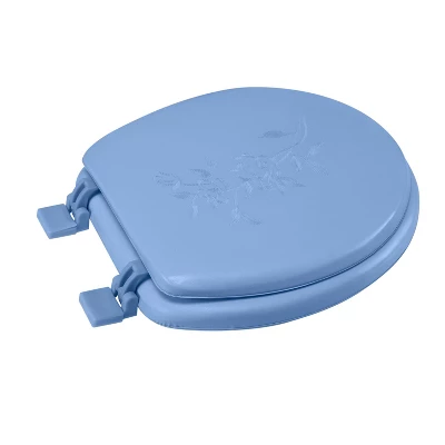 17" Soft Toilet Seat Blue - Bath Bliss 3 17" Soft Toilet Seat Blue - Bath Bliss - Image 3
