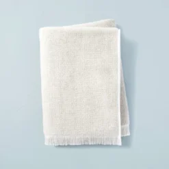 Microstripe Terry Cotton Bath Linens Taupe - Hearth & Handâ„¢ With Magnolia