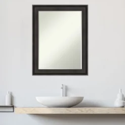 Amanti Art Allure Charcoal Petite Bevel Wood Bathroom Wall Mirror 28.5 X 22.5 In. 15 Amanti Art Allure Charcoal Petite Bevel Wood Bathroom Wall Mirror 28.5 X 22.5 In. -Shower Room Store GUEST 2a2f841a d710 4091 add4 144d34b1ca2d