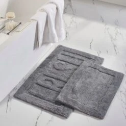 Modern Threads 2 Pack 100% Cotton Bath Mat, FRESH. -Shower Room Store GUEST 2a798d69 fe83 44d1 9589 d7617a0561d1