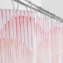 Ombre Wave Shower Curtain Coral - Allure Home Creations