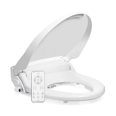 Swash Select EM617 Remote Control Elongated Bidet Seat With Warm Air Dryer White - Brondell 7 Swash Select EM617 Remote Control Elongated Bidet Seat With Warm Air Dryer White - Brondell - Image 7