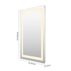 Remy Rectangular Frameless Anti-Fog Aluminum Front-lit Tri-color LED Bathroom Vanity Mirror With Smart Touch Control - JONATHAN Y 19 Remy Rectangular Frameless Anti-Fog Aluminum Front-lit Tri-color LED Bathroom Vanity Mirror With Smart Touch Control - JONATHAN Y -Shower Room Store GUEST 30dd7975 f036 4750 803c 7f146756fbae