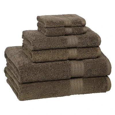 6pc Signature Solid Bath Towel Set - Cassadecor 4 6pc Signature Solid Bath Towel Set - Cassadecor - Image 4