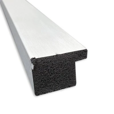 38" X 26" Non-Beveled Grace Narrow Bathroom Wall Mirror Brushed Nickel - Amanti Art 1 38" X 26" Non-Beveled Grace Narrow Bathroom Wall Mirror Brushed Nickel - Amanti Art