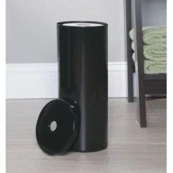 MDesign Toilet Tissue Roll Holder Canister Stand, 3 Rolls -Shower Room Store GUEST 3ab0ab19 4432 4644 b8a9 05efb2c440a9