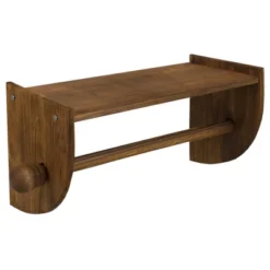 Home Basics Quick Install Rustic Pine Wood Wall Mounted Paper Towel Holder With Flat Top, Brown 10 Home Basics Quick Install Rustic Pine Wood Wall Mounted Paper Towel Holder With Flat Top, Brown -Shower Room Store GUEST 3be9b9dd ef74 4957 a087 363779657447