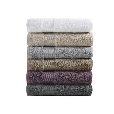 6pc Luxor Cotton Bath Towel Set 5 6pc Luxor Cotton Bath Towel Set - Image 5