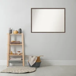 39" X 28" Non-Beveled Hardwood Wedge Wood Bathroom Wall Mirror Mocha Brown - Amanti Art 12 39" X 28" Non-Beveled Hardwood Wedge Wood Bathroom Wall Mirror Mocha Brown - Amanti Art -Shower Room Store GUEST 447ee3d8 5c6f 40d2 a1da 58e8793b7b08
