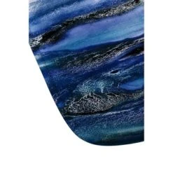 Iris Lehnhardt Floating Memory Foam Bath Mat Blue - Deny Designs