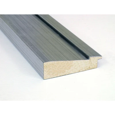 Amanti Art Romano Silver Petite Bevel Wood Bathroom Wall Mirror 31.25 X 25.25 In. 2 Amanti Art Romano Silver Petite Bevel Wood Bathroom Wall Mirror 31.25 X 25.25 In. - Image 2