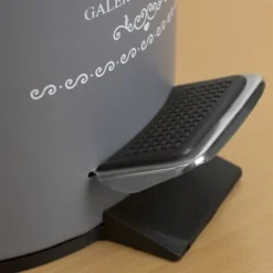 Home Basics Paris 3 Liter Waste Bin, Grey -Shower Room Store GUEST 4d902cdc 725e 473e b233 56fb91832413