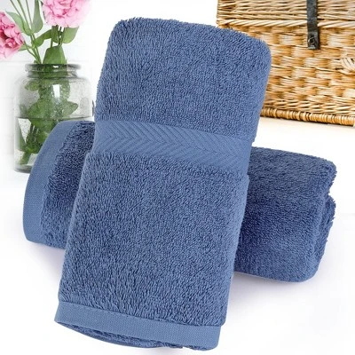 2 Pcs Cotton Absorbent Luxury Bath Towel Sets - PiccoCasa 4 2 Pcs Cotton Absorbent Luxury Bath Towel Sets - PiccoCasa - Image 4