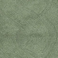 Chain Anti Skid Back Cotton Bath Rug 21" X 34" Sage By Perthshire Platinum Collection