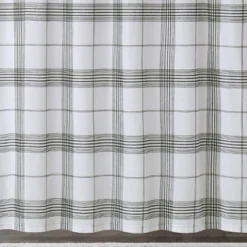 Cottage Plaid Shower Curtain Black/White- Cottage Classics -Shower Room Store GUEST 511288c6 dee6 48c4 86e8 3e7a9b2d09ed