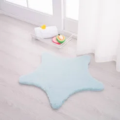 29"x30" Cosmic Star Shaped Bath Mat - Freshmint Kids