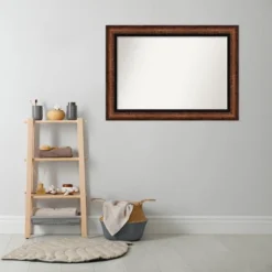 43" X 31" Non-Beveled Vogue Bronze Bathroom Wall Mirror - Amanti Art 12 43" X 31" Non-Beveled Vogue Bronze Bathroom Wall Mirror - Amanti Art -Shower Room Store GUEST 5310dab4 a36c 4f42 866b 22c8797c79ba