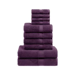 Premium Cotton 800 GSM Heavyweight Plush Luxury 10 Piece Bathroom Towel Set By Blue Nile Mills -Shower Room Store GUEST 54ffecb4 f955 4e26 a05e 4c5194085202