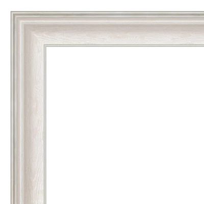 23" X 29" Non-Beveled Trio White Wash Silver Bathroom Wall Mirror - Amanti Art 2 23" X 29" Non-Beveled Trio White Wash Silver Bathroom Wall Mirror - Amanti Art - Image 2