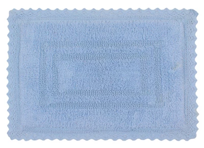 Opulent Collection Cotton Reversible Tufted Bath Rug - Home Weavers 1 Opulent Collection Cotton Reversible Tufted Bath Rug - Home Weavers