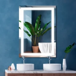 Remy Rectangular Frameless Anti-Fog Aluminum Front-lit Tri-color LED Bathroom Vanity Mirror With Smart Touch Control - JONATHAN Y 14 Remy Rectangular Frameless Anti-Fog Aluminum Front-lit Tri-color LED Bathroom Vanity Mirror With Smart Touch Control - JONATHAN Y -Shower Room Store GUEST 5b2ff769 94a1 4254 89ad d54a8fe0bd41