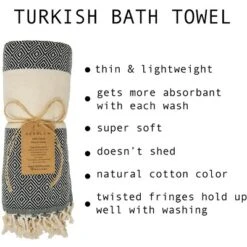 Deerlux 100% Cotton Bath Towel, 40" X 70" Diamond Peshtemal 23 Deerlux 100% Cotton Bath Towel, 40" X 70" Diamond Peshtemal -Shower Room Store GUEST 5b6d1b00 2e60 4389 9bcf 080677e9ef25