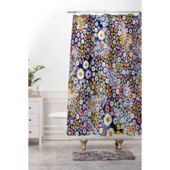 Iveta Abolina Flower Power Memory Foam Bath Mat - Deny Designs -Shower Room Store GUEST 6622406e 47a5 4d73 8a7a 62e02dec8ab5