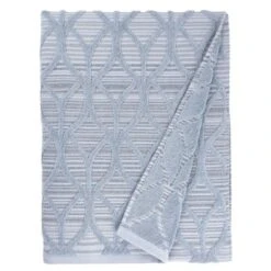 Alev Jacquard Bath/Hand Towels Set Blue - Linum Home Textiles