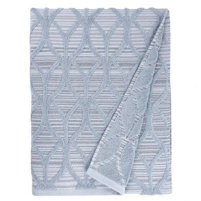 Alev Jacquard Bath/Hand Towels Set Blue - Linum Home Textiles 1 Alev Jacquard Bath/Hand Towels Set Blue - Linum Home Textiles