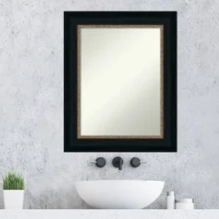 25" X 31" Non-Beveled Paragon Bathroom Wall Mirror Bronze - Amanti Art -Shower Room Store GUEST 67d43dc4 bb0f 4ad9 b12c 66eb29732a16