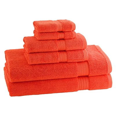 6pc Signature Solid Bath Towel Set - Cassadecor 19 6pc Signature Solid Bath Towel Set - Cassadecor - Image 19