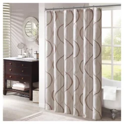 Fenice Taffeta Embroidered Shower Curtain 9 Fenice Taffeta Embroidered Shower Curtain -Shower Room Store GUEST 6e44fa7e ab77 4cf5 95a0 9d03fc88e214