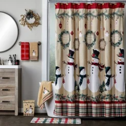 Rustic Plaid Snowman Bath Towel Wheat - SKL Home -Shower Room Store GUEST 6e5d2bf2 c3f7 4b6e 8703 4136ac06d0dd