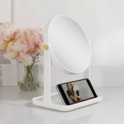 10.5" Round Back To School Makeup Mirror With Accessory Tray And Phone Holder - Zadro -Shower Room Store GUEST 71fc2b2d d347 403e 9b0c 9b8ebba3f607