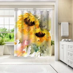 Americanflat 71" X 74" Shower Curtain By Rachel McNaughton