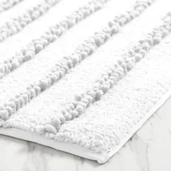 Modern Threads 2 Pack 100% Polyester Bath Mat, Chenille.