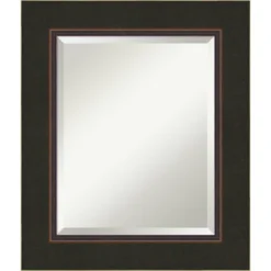 Amanti Art Milano Bronze Beveled Wood Bathroom Wall Mirror -Shower Room Store GUEST 781cf986 4959 4af8 a611 75cb05306cfb