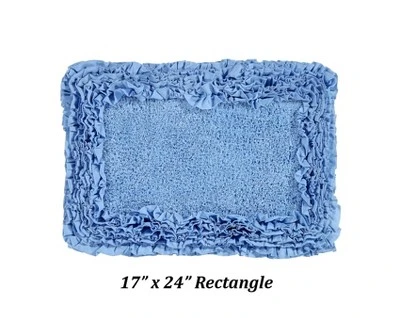 Better Trends Shaggy Border 100% Cotton Bath Rug 1 Better Trends Shaggy Border 100% Cotton Bath Rug